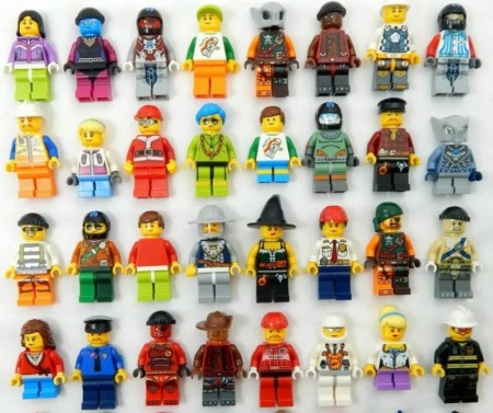 Minifigurer, hele, brukte