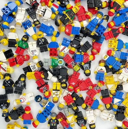 Minifigurer, deler, brukte