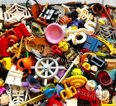 Minifigurer, tilbehør, brukt